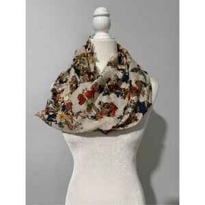 J. Jill floral infinity scarf